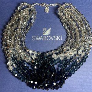 Swarowski Glamour Blue Necklace